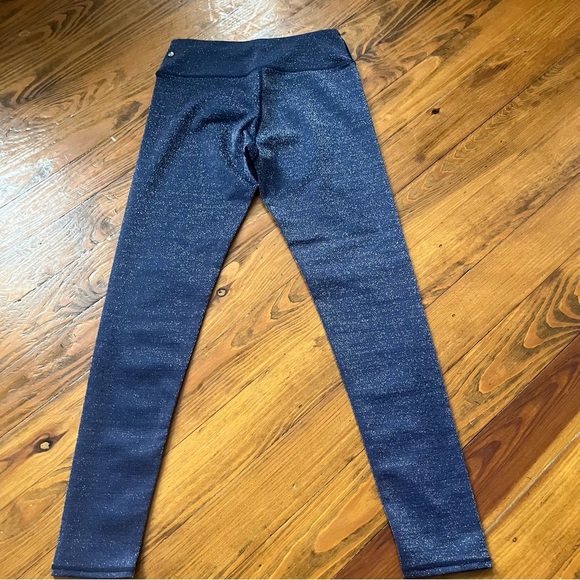 Zella Girl Navy Metallic Leggings size XL - Picture 4 of 11
